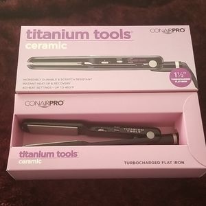 ConairPro Titanium Ceramic Flat Iron